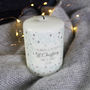 First Christmas As Mr And Mrs Snowflake Candle, thumbnail 2 of 8