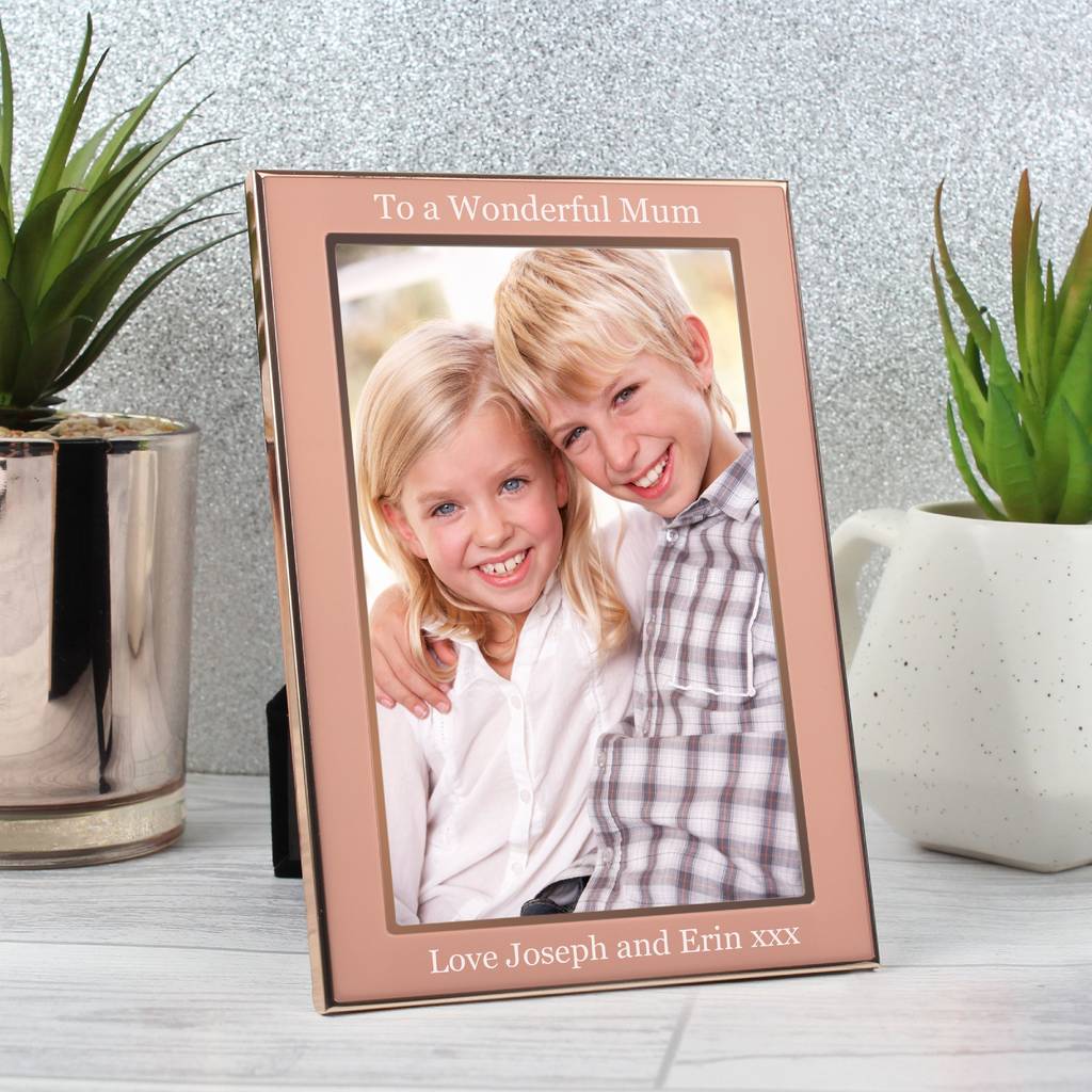 Personalised rose gold frame by sassy bloom as seen on tv Personalised rose gold frame by sassy bloom as seen on tv