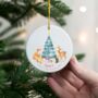 Baby's First Christmas Forest Friends Decoration, thumbnail 1 of 4