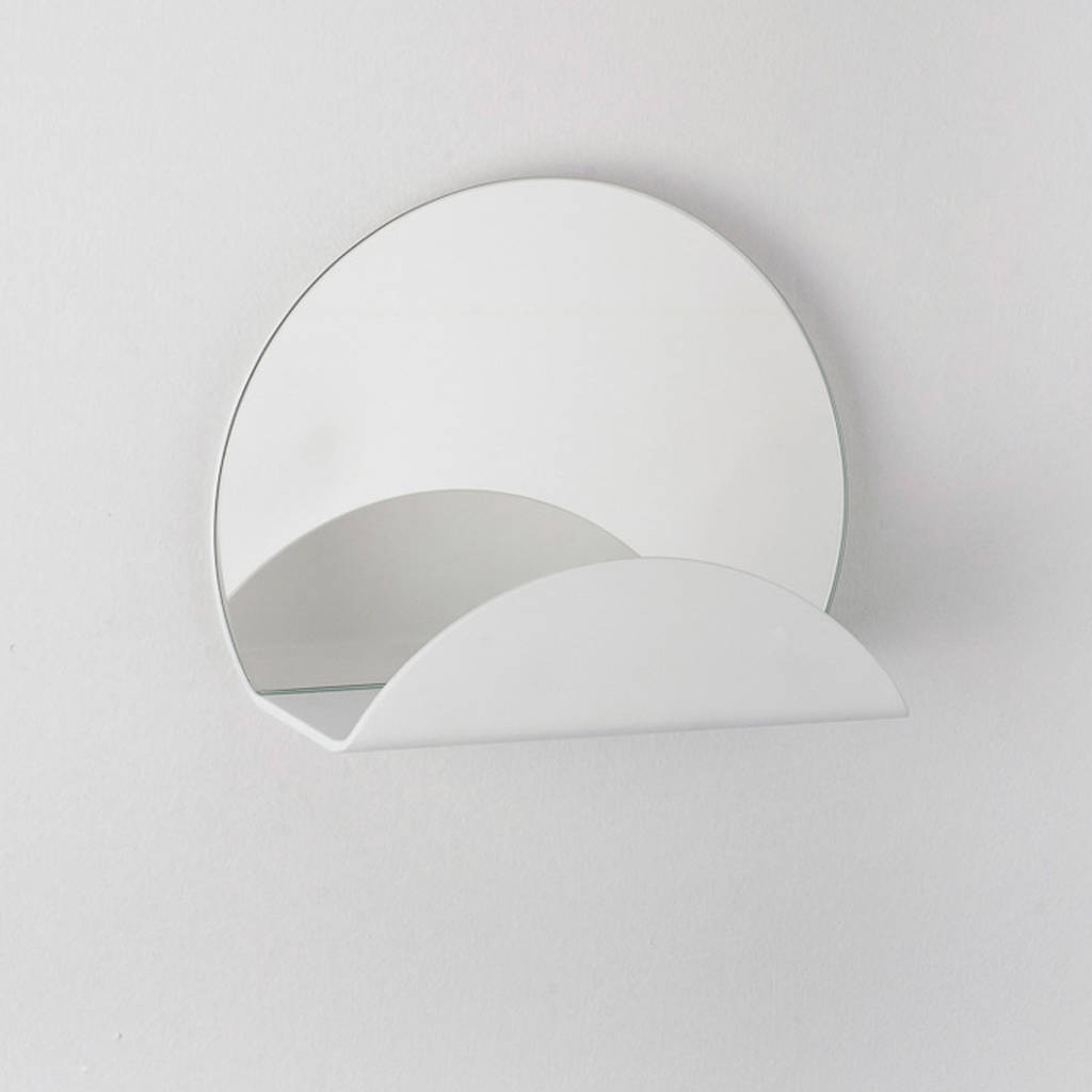 Coat Hook Shelf And Wall Mirror By Lime Lace