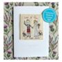 Personalised Wedding Card, Scottish Themed, Embroidered, thumbnail 1 of 7