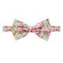 Wedding 100% Cotton Flower Print Tie Pink, thumbnail 4 of 5