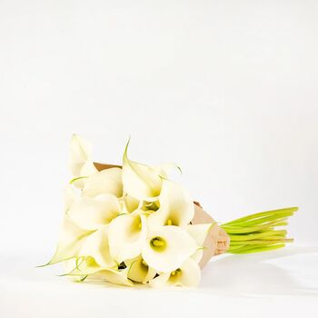 Arctic White Calla Lily Fresh Flower Bouquet, 2 of 2