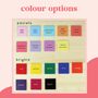 Two Colour Bold Personalised Name Keyring Bag Tag, thumbnail 6 of 8