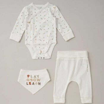 New Baby Organic Cotton Outfit Gift Hamper, 4 of 11