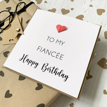 Birthday Card For Fiancé Or Fiancée, 2 of 2