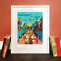 The Curious Creatures Of Camden Town Illustrated Poster, thumbnail 3 of 4