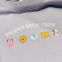 Proper Brew Crew Embroidered Sweatshirt, thumbnail 2 of 3