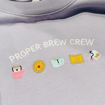 Proper Brew Crew Embroidered Sweatshirt, 2 of 3