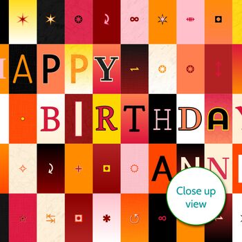 Personalised 70th Birthday Card Age And Name, 3 of 10