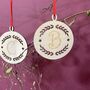Initial Letter Wreath Tree Decoration, thumbnail 5 of 9