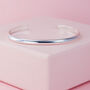 Wide Matte Cuff In Sterling Silver, thumbnail 10 of 11