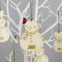 Personalised Snowmen Place Setting Decorations, thumbnail 4 of 7