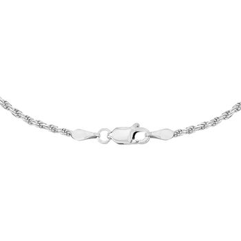 Mens Sterling Silver Medium Rope Chain Necklace, 4 of 10