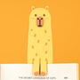 Capybara Reading Light And Bookmark, thumbnail 3 of 7