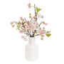 Pink Blossom Spray In Geometric Vase, thumbnail 2 of 6