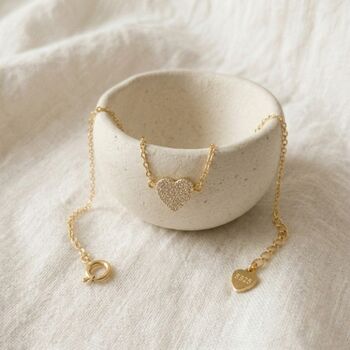 Heart Bracelet Gold, 4 of 7