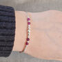 Ruby And Sterling Silver Bracelet, July Birthstone Jewellery, thumbnail 2 of 5