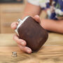 Personalised Leather Wallet And Hip Flask Gift Set, thumbnail 2 of 8