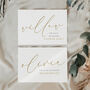Will You Be My Bridesmaid Card | Mock Gold Script, thumbnail 5 of 7