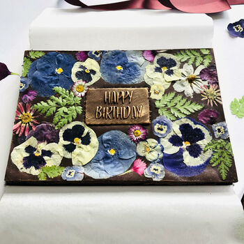 ‘Happy Birthday’ Fudgy Brownie Gift Box, 2 of 4