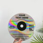 Personalised CD Style Upcycled 12' Laser Disc Decor, thumbnail 1 of 9