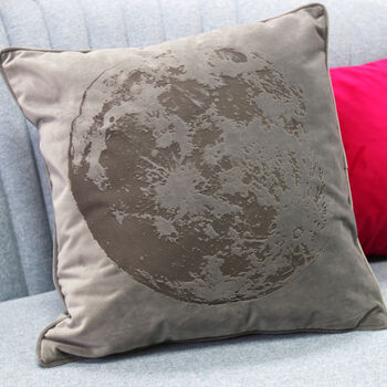 Full Moon Velvet Cushion, 6 of 8