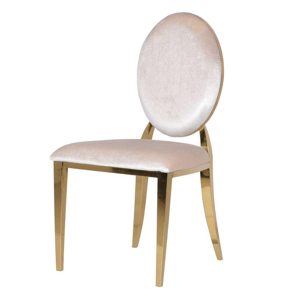 Oval Back Dining Chair In Two Colours By Out There Interiors