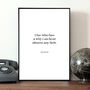 Modern Inspirational Quote Print Inspired By Nietzsche, thumbnail 1 of 2