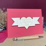 Personalised Wooden Heart Valentine’s Keepsake Card, thumbnail 9 of 9
