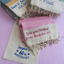 Personalised Cotton Throw, Gift For Mother, thumbnail 4 of 12