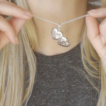 Silver Heart Locket Necklace, 7 of 8