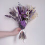 Lilac Purple Daisy Dried Flower Bouquet Gift For Her, thumbnail 4 of 8