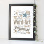 Personalised Word Art Print 'Any Words', thumbnail 6 of 12