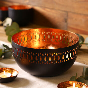 Decorative Black And Copper Bowl, 3 of 10