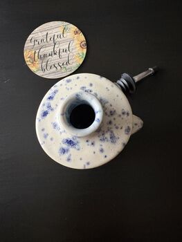 Handmade Ceramic Oil Or Vinegar Bottle, 4 of 5