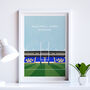 Rugby Stadium Minimalist Art Print Gift Request Any Stadium, thumbnail 3 of 9
