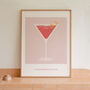 Cosmopolitan Print, Cocktail Print, thumbnail 1 of 8
