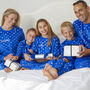 Personalised Matching Family Christmas Snowflake Pyjamas, thumbnail 1 of 7