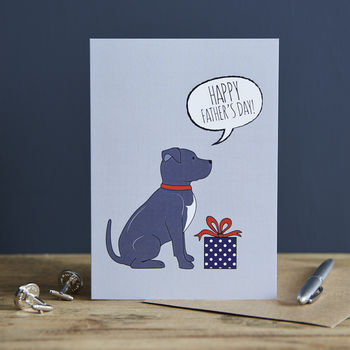 Staffie Father's Day Card, 2 of 2