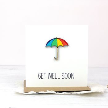 Get Well Soon Umbrella Card, 2 of 2