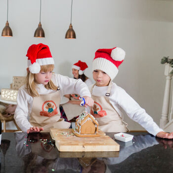 Personalised Kids Gingerbread Christmas Apron, 9 of 12