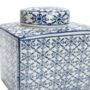 Ginger Jar Pot Almelo White Blue Porcelain, thumbnail 5 of 5
