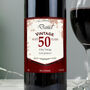Personalised Vintage Age Red Wine Gift, thumbnail 3 of 5
