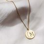 Personalised Moon Diamond Initial Necklace, thumbnail 2 of 8