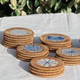 Handmade Ceramic And Rattan Coaster, thumbnail 10 of 11