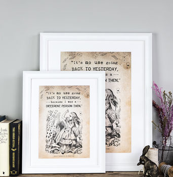 Alice In Wonderland Print 'Yesterday', 2 of 3