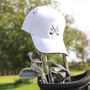 Personalised Golf Clubs Cap Hat Gift For Him, thumbnail 4 of 9