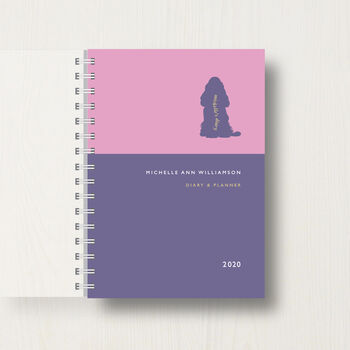 Personalised 2024 Diary For Cocker Spaniel Lovers, 6 of 8