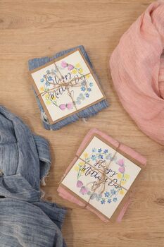 Mother's Day Scarf And Card Bundle, 2 of 2